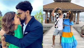 Rocky Jaiswal Pens A 'Shayari' For His 'Sher Khan', Hina Khan, Shares Beautiful Monochrome Pictures