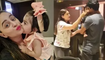 Mahhi Vij Dances As She Tries To Feed Baby Tara, The Struggle Is Real And Every Parent Will Relate