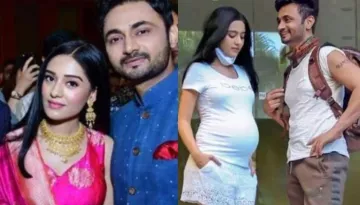 Amrita Rao Enters The Ninth Month Of Pregnancy, Shares A Picture With Anmol Cradling Her Baby Bump