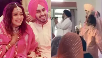 Neha Kakkar Twins With Her 'Dulha', Rohanpreet In Pink Ensemble, Dons A Unique 'Jaimala'