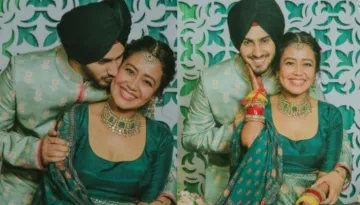 Rohanpreet Singh Flaunts Wifey, Neha Kakkar's Name In His 'Mehendi', Neha Looks Highly Impressed