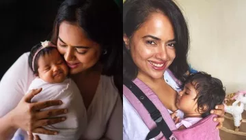 Sameera Reddy Shares The First Photo Of Her Baby, Nyra From Hospital, Calls It 'Jab We Met' Moment