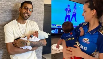 Natasa Stankovic Cuts Cake And Misses Hubby, Hardik Pandya As Their Son, Agastya Turns 3 Months Old