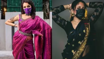 6 Unique Saree Styles With Mask Which Will Steal Your Husband's Heart Once Again This Karwa Chauth