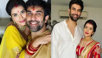 Charu Asopa Shares Pictures From Her Karwa Chauth Celebrations, Looks Like A Bride In A Red Lehenga