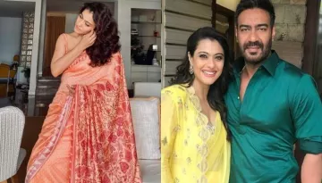 Kajol Dazzles In A Red Saree For Karwa Chauth, Shares Her Different Moods Waiting For 'Chaand'