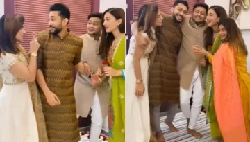 Gauahar Khan Receives A Filmy Welcome In Beau, Zaid Darbar's Family By His Brother Awez And Siblings