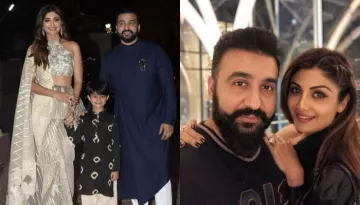 Shilpa Shetty Celebrates Diwali With ' The Light Of Her Life', Hubby, Raj Kundra, Twins In Pink