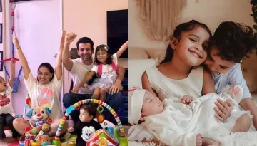 Mahhi Vij's Baby, Tara Looks Super Cute In A Sequin Lehenga, Twins With Khushi And Rajveer On Diwali