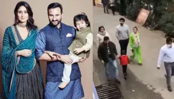 Taimur Yells 'No Photo' While Walking With Parents, Kareena Kapoor And Saif Ali Khan In Dharamshala