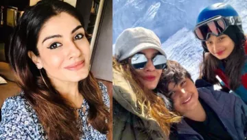 Raveena Tandon Is Enjoying Her Family Time In The Snowy Himachal Pradesh With Kids, Rasha And Ranbir