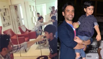 Tusshar Kapoor Receives A Birthday Surprise From Son, Laksshya Kapoor On His 44th Birthday [Video]