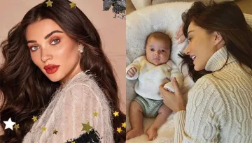 Amy Jackson Shares A Heartfelt Birthday Wish For Andreas As He Turns 4 Months, Duo Twins In White