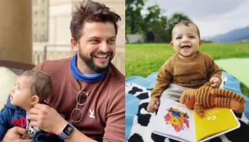 Suresh Raina Shares 'Awwdorable' Photo With His Baby Boy, Rio Raina From His First Overseas Holiday