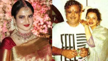 Unseen Monochrome Picture Of Rekha With Her Late Father, Gemini Ganesan, She Looks Unrecognisable