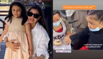 MS Dhoni's Daughter, Ziva Singh Dhoni Goes Out With Mommy, Sakshi Dhoni On A Salon Date