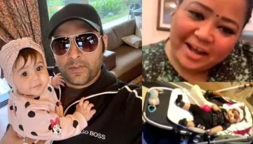 Kapil Sharma's Baby Girl, Anayra Sharma Makes Adorable Appearance On His Interview With Bharti Singh