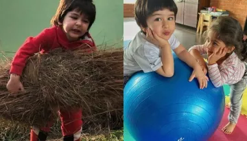 Soha Ali Khan Shares Cute Pictures Of Daughter, Inaaya Naumi Kemmu With 'Bhaiya', Taimur Ali Khan