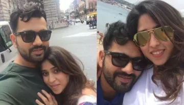 Rohit Sharma Shared A Series Of Throwback Pictures With Her Wife, Ritika To Wish Her On Birthday