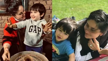 Taimur Ali Khan Turns Protective For Mom, Kareena Kapoor Khan, Yells At Paparazzi 'Not Allowed'