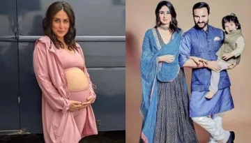 Kareena Kapoor Flaunts Baby Bump In A Maxi Dress With Saif And Taimur, Tim Chit-Chats With The Paps