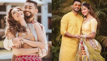 Gauahar Khan And Zaid Darbar Look Cute At Their Mehendi Ceremony, The Duo Twins With Each Other