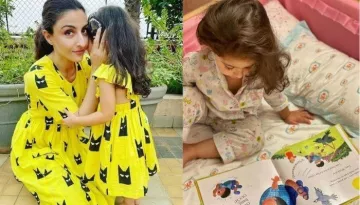 Inaaya Naumi Kemmu Dresses As Rudolf, Mommy, Soha Shares A Photo Of Little Rudolf Waiting For Santa