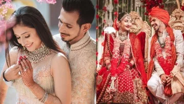 Yuzvendra Chahal And Dhanashree Verma's Two-Tier Engagement Cake Has A Unique Hashtag Topper