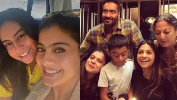 Kajol's Season Greetings Include Pictures Of Ajay, Nysa, Yug, Tanishaa And Her Mother, Tanuja