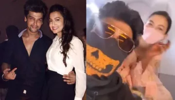 Kushal Tandon Bumps Into His Ex-GF, Gauahar Khan In The Flight And Calls It 'Ek Haseen Ittefaq'