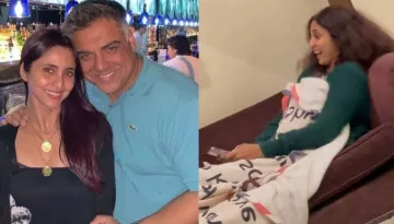 Ram Kapoor Trolls Gautami Kapoor As She Sings 'Aankh Maare', Their Dog's Reaction Will Make You LOL