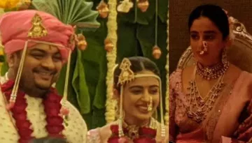 Nehha Pendse Ties The Knot With Longtime Beau, Shardul Bayas, Looks Gorgeous In A Nauvari Saree