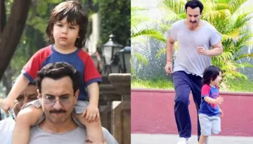 Taimur Ali Khan Gives A Good Run To Daddy, Saif Ali Khan On A Sunday Morning, Pictures Inside