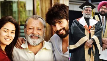 Shahid Kapoor And Mira Kapoor Proudly Congratulate Dad Pankaj Kapur For Receiving A Doctorate Degree
