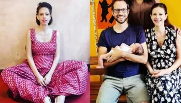 Kalki Koechlin's Daughter, Sappho Looks Like A Cotton Ball As She's Curled Up In Her Grandma's Arms