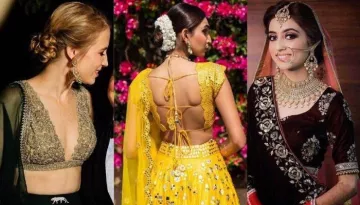 Gorgeous Brides Who Rocked Their Wedding Outfit With Pretty Blouse Designs