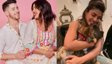 Priyanka Chopra Jonas Cuddles Up With Hubby, Nick Jonas And Her Pooch On Day 11 Of Self-Quarantine