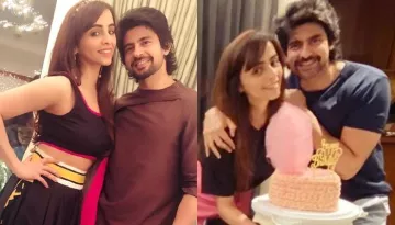 Hussain Kuwajerwala Shares A Special Wish For Wife, Tina's Birthday, Cuts A Unique Cotton Candy Cake