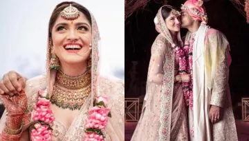 This Bride Wore A Super Gorgeous Pastel Lehenga From Designer, Sabyasachi Mukherjee's Collection