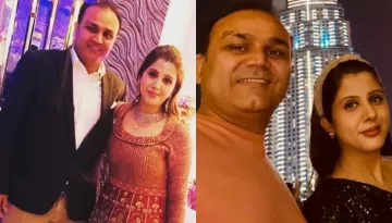 Virender Sehwag Pens A Cute Note For Wife, Aarti Sehgwag As They Complete 16 Years Of Marital Bliss