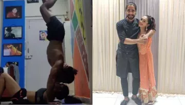 Abigail Pande Shares A Sizzling Handstand Kiss With The Love Of Her Life, Sanam Johar, Watch Video