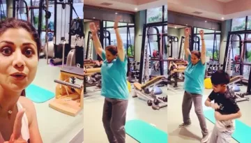 Shilpa Shetty Praises Her Mother-In-Law As She Works Out At Home, Viaan Kundra Cheers For His Dadi