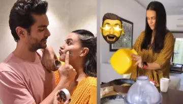Neha Dhupia Bakes A Cake For Her Darling Hubby, Angad Bedi And Their Daughter, Mehr Bedi