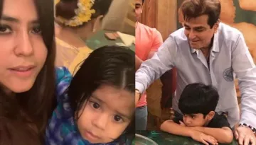 Ekta Kapoor Sings 'Happy Birthday' With Son, Ravie Kapoor For Her Father, Jeetendra's Birthday Bash