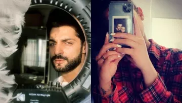 Karan Wahi Finds An Innovative Way To Take Pictures With Girlfriend, Uditi Singh Amidst The Lockdown