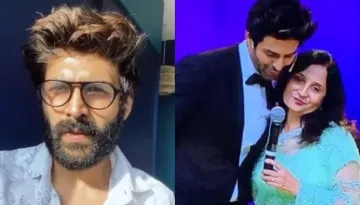 Kartik Aaryan's Mother Interrupts Him While He Shoots For His Show, Asks Him A Hilarious Question
