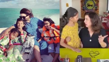 Farah Khan Gets Interviewed By Kids, Diva, Czar, And Anya, Gets Embarrassed Hearing Diva's Question