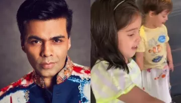 Karan Johar's Kids, Roohi And Yash Bash His Bathroom, According To Yash, 'Dada' Needs Washing