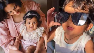 Sameera Reddy's Daughter, Nyra Channels Her Inner Thalaivaa On Her 10-Month Birthday