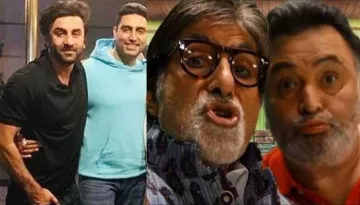 When Ranbir Kapoor And Abhishek Bachchan Recreated Rishi Kapoor And Amitabh Bachchan's Pout Picture